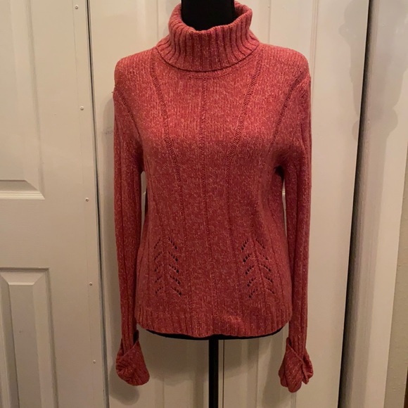 Express Sweaters Express Womens Sweater Turtleneck Xlarge Pink